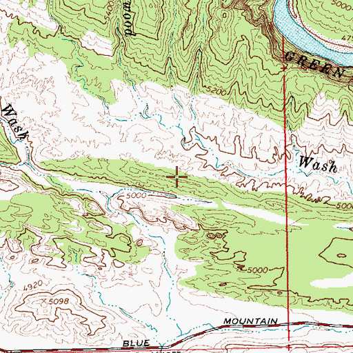 Topographic Map of Red Rock Nature Trail, UT