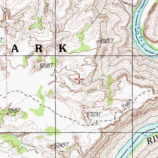 Topographic Map of Rim View, UT