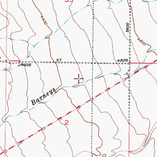 Topographic Map of Rivendell of Utah, UT