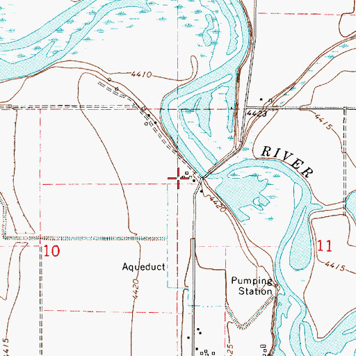 Topographic Map of Riverside, UT