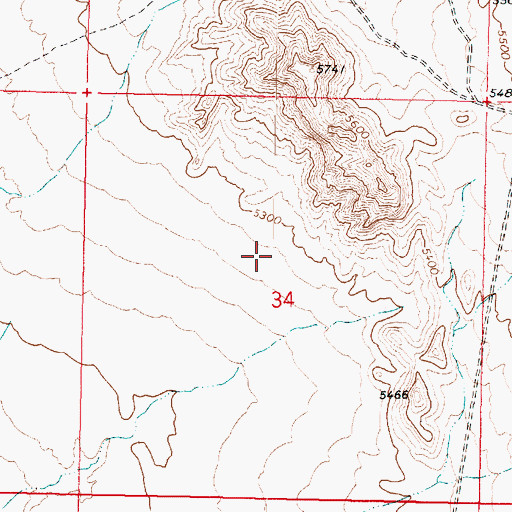 Topographic Map of Rock Hounding Area, UT