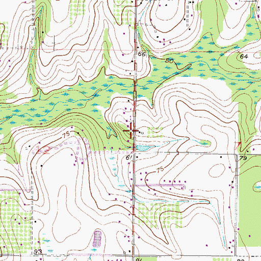 Topographic Map of Holy Assembly Church, AL