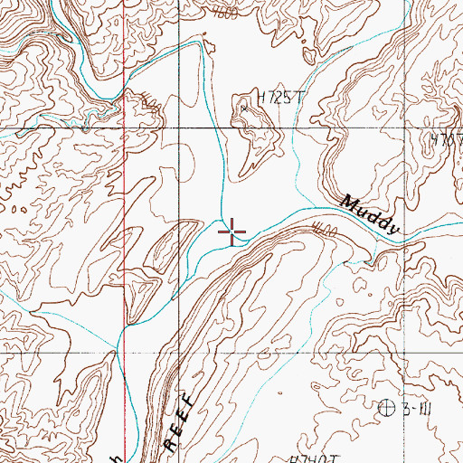 Topographic Map of Salt Wash, UT