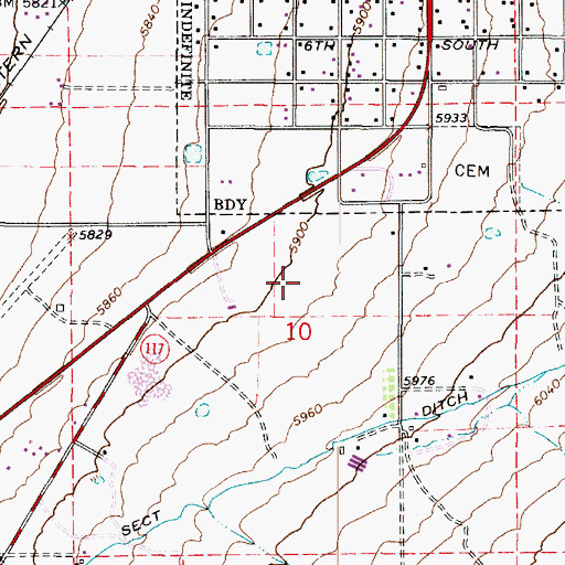 Topographic Map of Sanpete Valley Hospital Heliport, UT