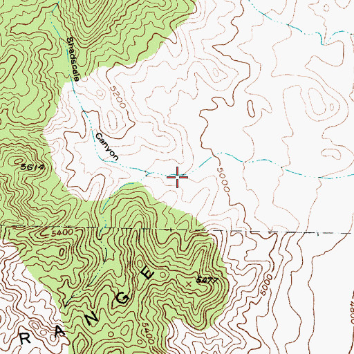 Topographic Map of Shadscale Canyon, UT