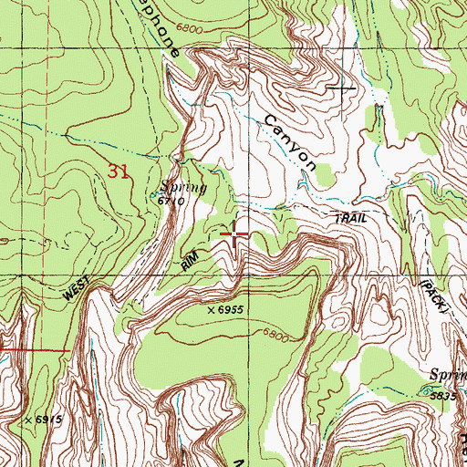 Topographic Map of Shelter Cabin, UT