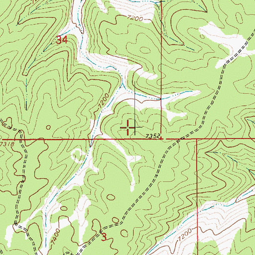 Topographic Map of Skitzy Wildlife Management Area, UT