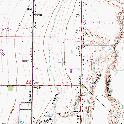 Topographic Map of South Jordan Elementary School, UT