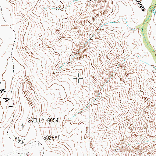 Topographic Map of The Step, UT