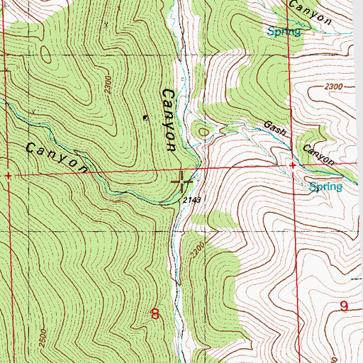 Topographic Map of Studhorse Canyon, UT
