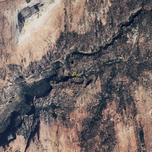 Aerial/Satellite Image of The Subway, UT