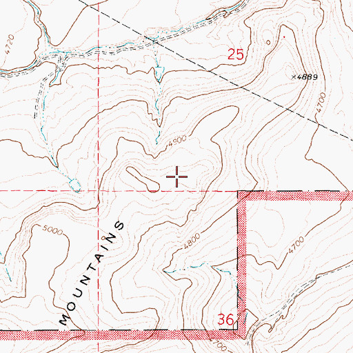 Topographic Map of Surbon, UT