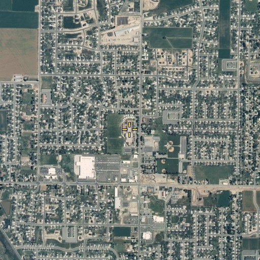 Aerial/Satellite Image of Syracuse Junior High School, UT