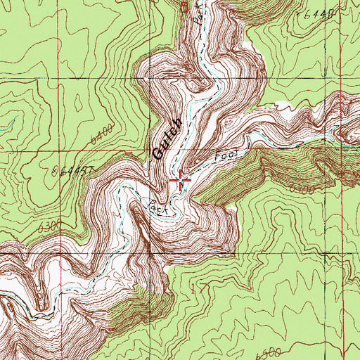 Topographic Map of Todie Canyon, UT