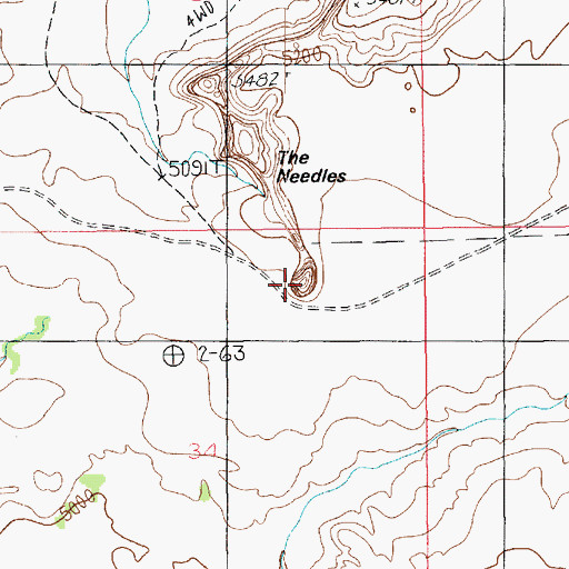 Topographic Map of Tombstone Butte, UT