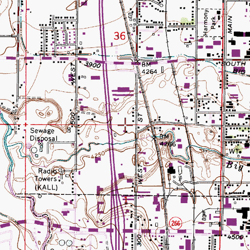 Topographic Map of Truckers Family Camp, UT