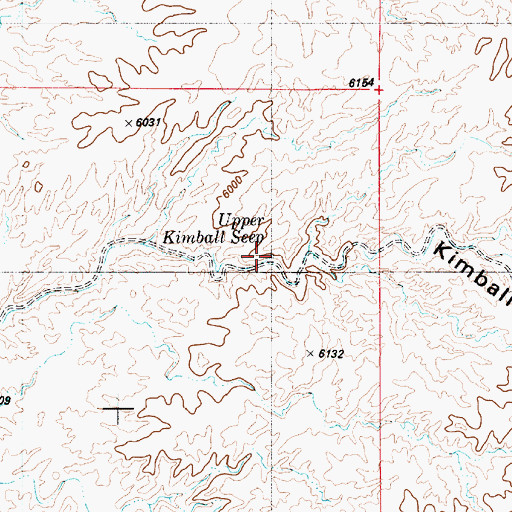 Topographic Map of Upper Kimball Seep, UT