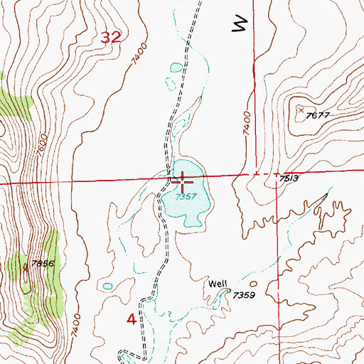 Topographic Map of Warren Draw Wildlife Management Area, UT