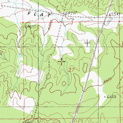 Topographic Map of Watershed Study Plot, UT