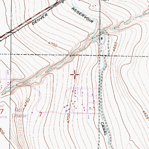 Topographic Map of Welby Elementary School, UT