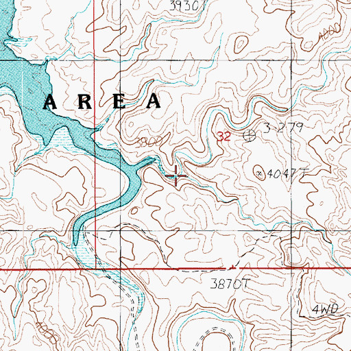 Topographic Map of Wilson Canyon, UT
