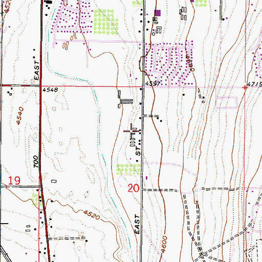 Topographic Map of Alta Canyon Baptist Church, UT