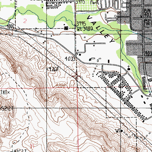 Topographic Map of Espiscopal Church of Saint Francis, UT