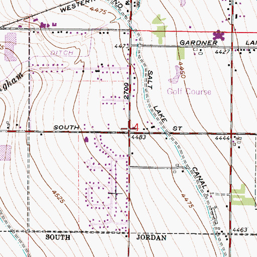Topographic Map of Sonrise Baptist Church, UT