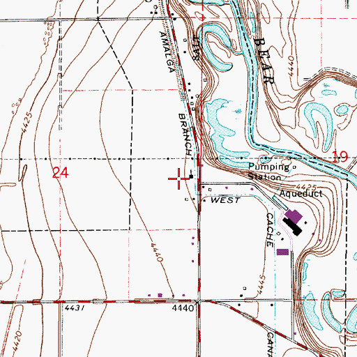 Topographic Map of The Church of Jesus Christ of Latter Day Saints, UT