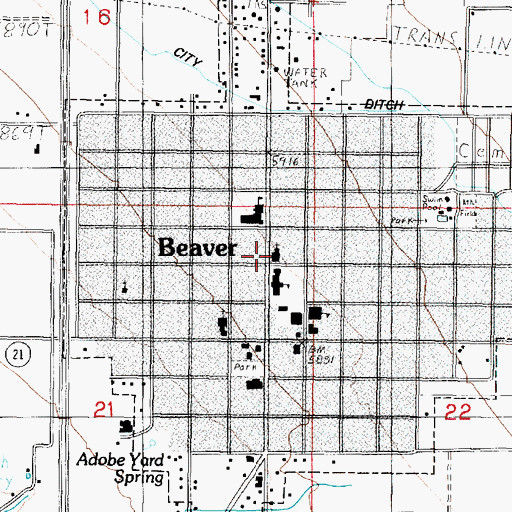 Topographic Map of The Church of Jesus Christ of Latter Day Saints, UT