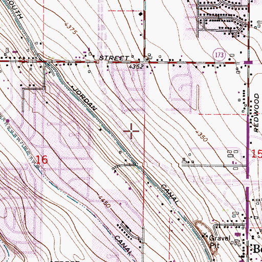 Topographic Map of The Church of Jesus Christ of Latter Day Saints, UT