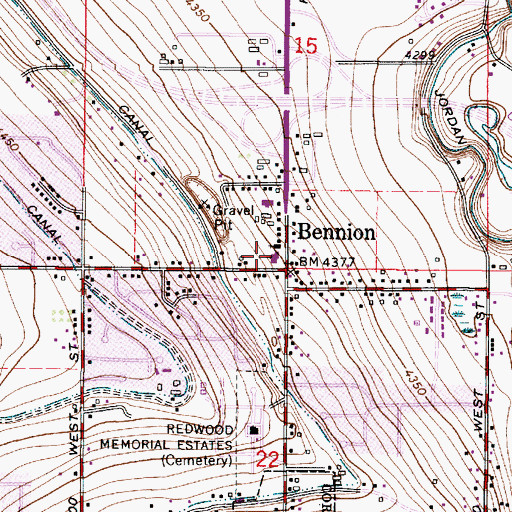 Topographic Map of The Church of Jesus Christ of Latter Day Saints, UT