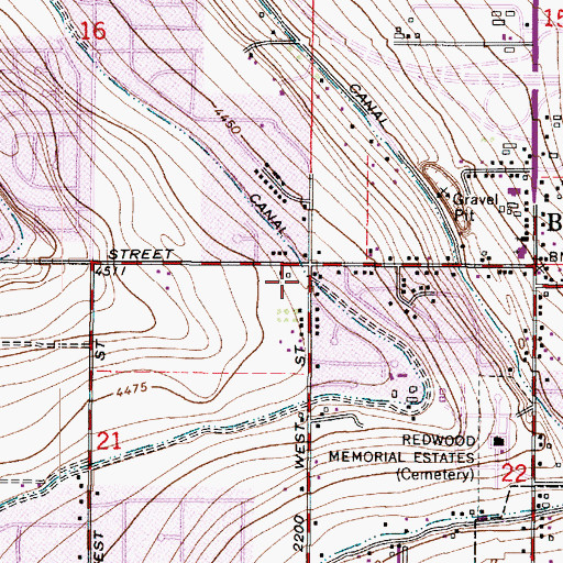 Topographic Map of The Church of Jesus Christ of Latter Day Saints, UT