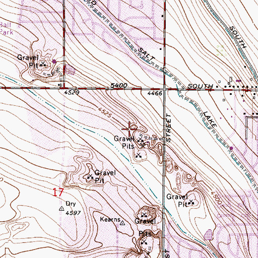 Topographic Map of The Church of Jesus Christ of Latter Day Saints, UT