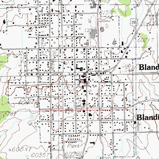 Topographic Map of The Church of Jesus Christ of Latter Day Saints, UT