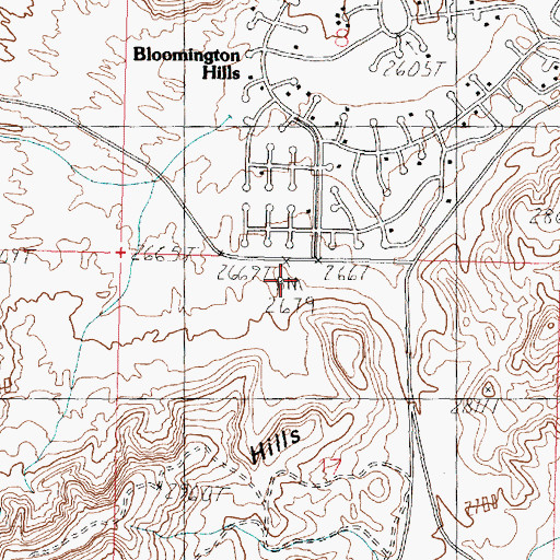Topographic Map of The Church of Jesus Christ of Latter Day Saints, UT