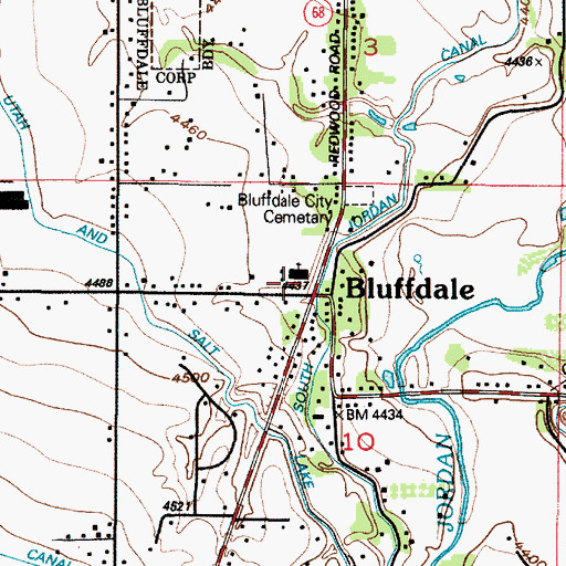 Topographic Map of The Church of Jesus Christ of Latter Day Saints, UT