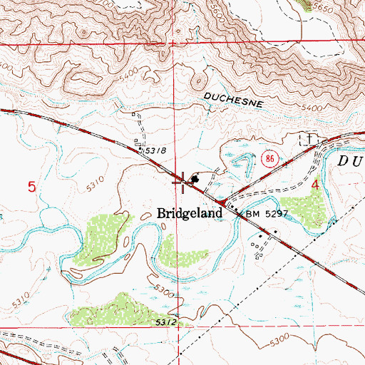 Topographic Map of The Church of Jesus Christ of Latter Day Saints, UT