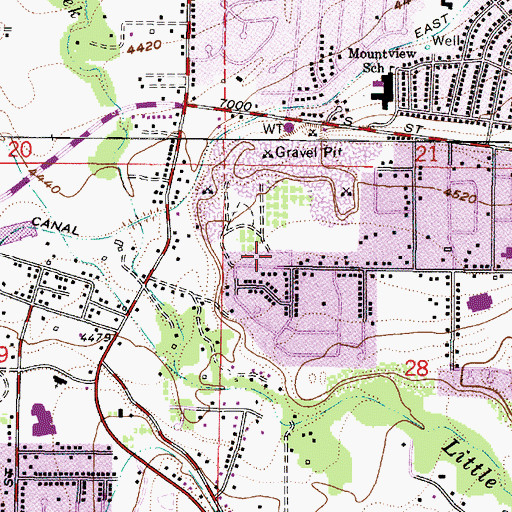 Topographic Map of The Church of Jesus Christ of Latter Day Saints, UT