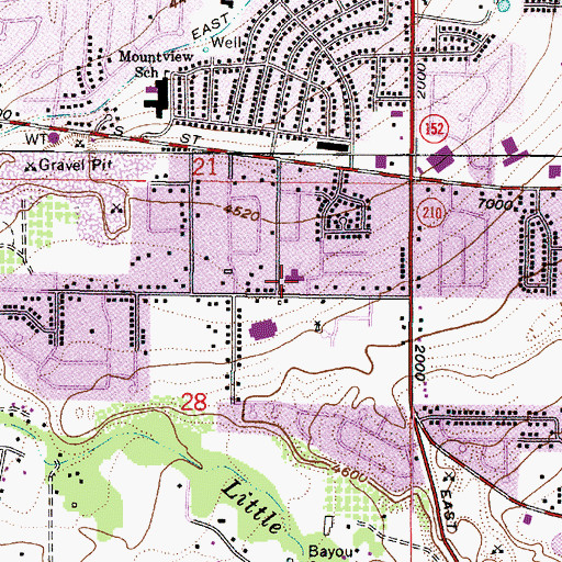 Topographic Map of The Church of Jesus Christ of Latter Day Saints, UT