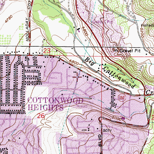 Topographic Map of The Church of Jesus Christ of Latter Day Saints, UT
