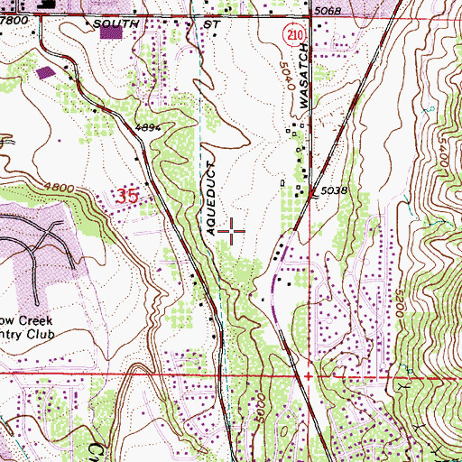 Topographic Map of The Church of Jesus Christ of Latter Day Saints, UT