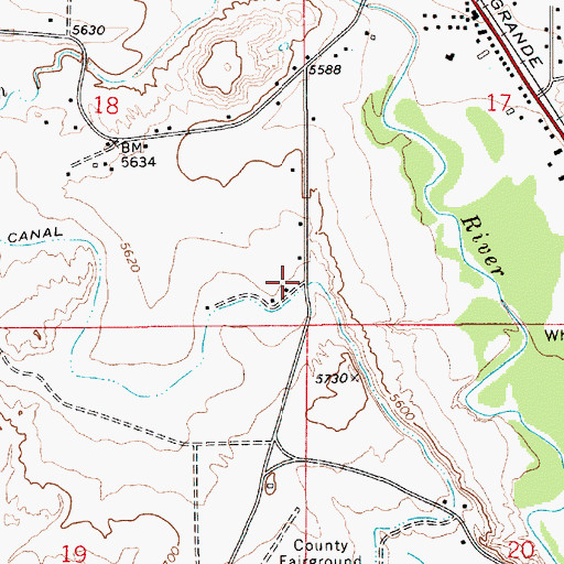 Topographic Map of The Church of Jesus Christ of Latter Day Saints, UT