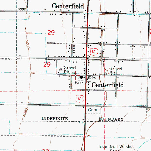 Topographic Map of The Church of Jesus Christ of Latter Day Saints, UT