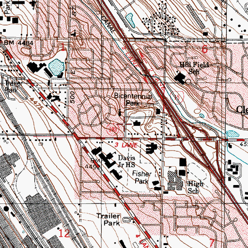 Topographic Map of The Church of Jesus Christ of Latter Day Saints, UT
