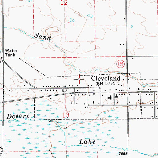 Topographic Map of The Church of Jesus Christ of Latter Day Saints, UT