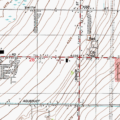 Topographic Map of The Church of Jesus Christ of Latter Day Saints, UT