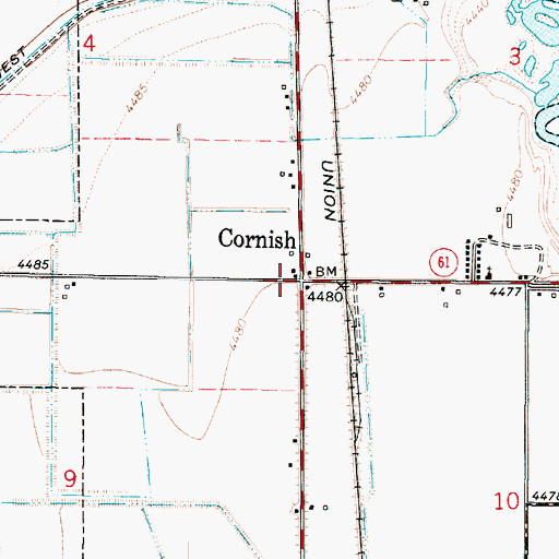 Topographic Map of The Church of Jesus Christ of Latter Day Saints, UT