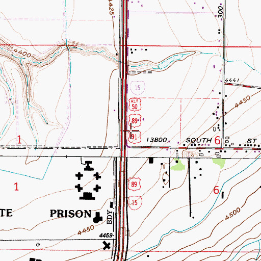 Topographic Map of The Church of Jesus Christ of Latter Day Saints, UT