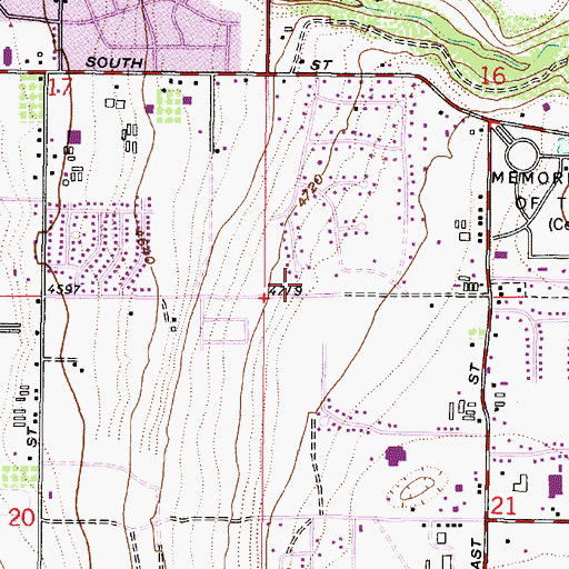 Topographic Map of The Church of Jesus Christ of Latter Day Saints, UT